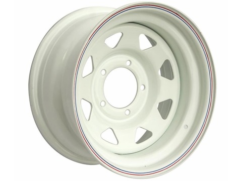 Диск колесный стальной штампованный ORW 73W, 5x139.7, 15x8, ET-25, ЦО 110, белый