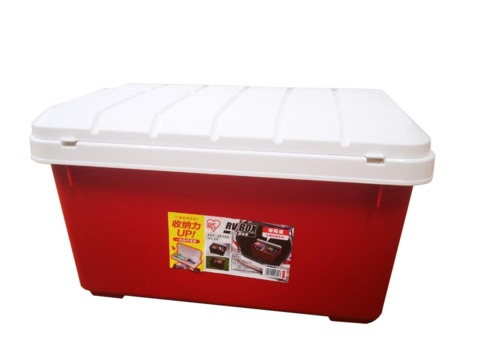 Экспедиционный ящик IRIS RV BOX 600 c двойной разделенной крышкой (Белый/Красный)