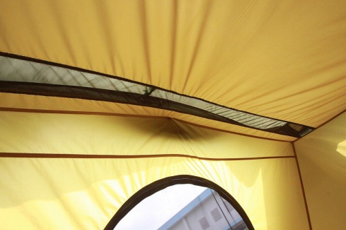 Пристройка к шатру Fortuna 300 и внутренняя палатка (хаки/желто-горчичный) фото 7