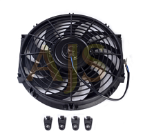 Вентилятор радиатора 9” (230мм) 80w 24V сабли