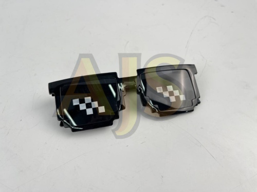 Пиксельные очки Minecraft style фото 3