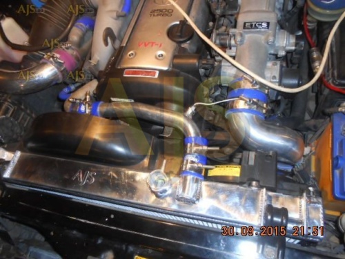 патрубок радиатора Toyota Mark 2 JZX100 алюминиевый фото 5