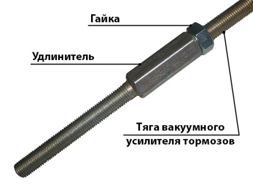 Удлинитель тяги привода вакуумного усилителя тормозов для УАЗ-452 Буханка фото 2