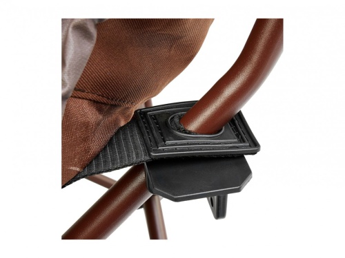 Кресло NISUS складное (коричневый) 140 кг. фото 3