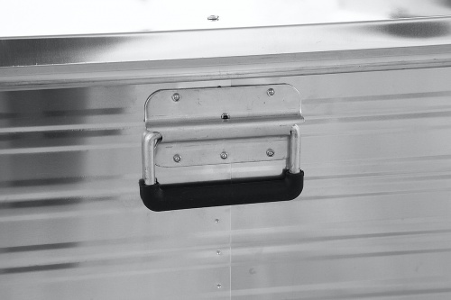 Ящик алюминиевый РИФ усиленный с замком 782х585х412 мм (ДхШхВ) фото 7