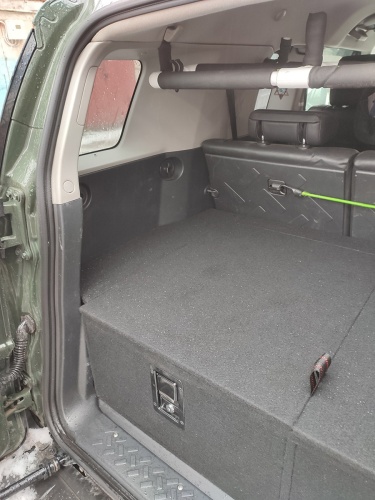 Органайзер в багажник для Toyota FJ Cruiser (2 выдвижных ящика) фото 2