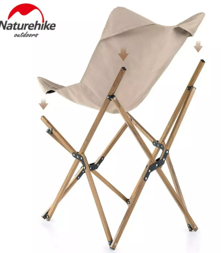 Кресло туристическое Naturehike MW01  складное  хаки  до 120 кг фото 4