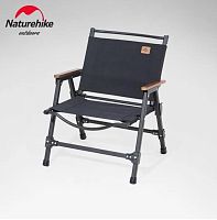 Кресло туристическое Naturehike  складное черное  нагрузка до 120 кг