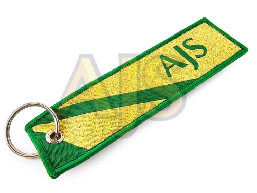 Брелок для ключей с вышивкой AJS фото 7
