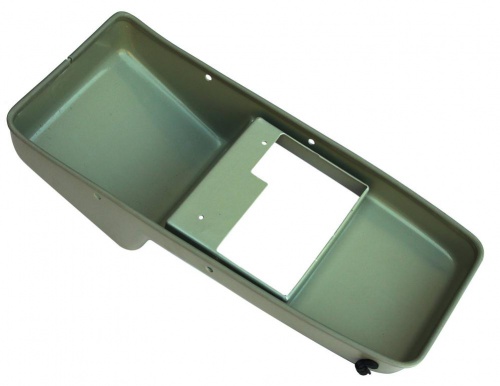 Консоль потолочная для установки р/c Mitsubishi L200/Pajero Sport без выреза под р/c  серая фото 2