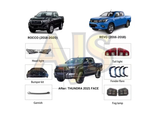Обвес в стиле Tundra для Toyota Hilux Revo, Rocco 2015-2020 фото 8
