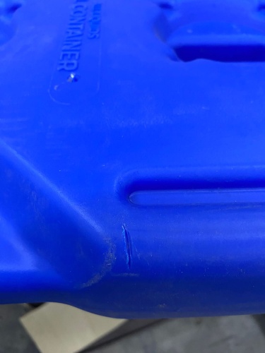 Канистра Экстрим "Драйв" 2 горловины 20 л (синяя) (реальный объём 18 5 л) (уценка) фото 2