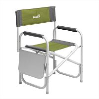 Кресло директорское HELIOS MAXI с откидным столиком (серый/зеленый)