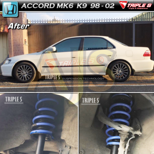 Triple S пружины под занижение Honda Accord MK6 K9