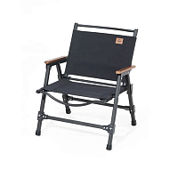Кресло туристическое Naturehike  складное черное  увеличенного размера  нагрузка до 120 кг