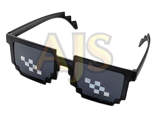 Пиксельные очки Minecraft style фото 4