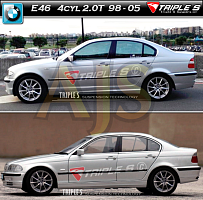Triple S пружины под занижение BMW E46 4 cyl