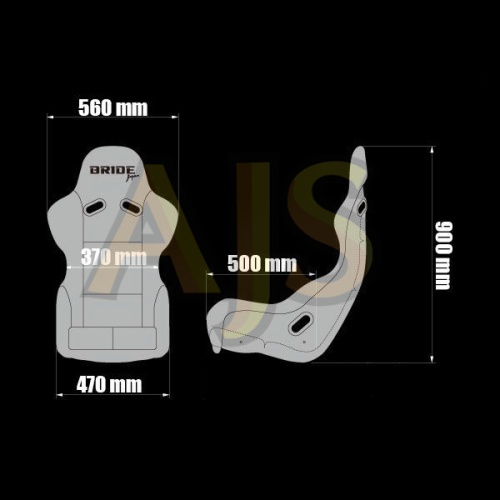Сиденье спортивное ковш LM Vios стандарт размер - S фото 12