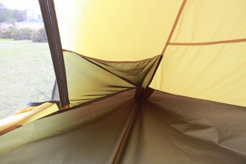 Пристройка к шатру Fortuna 300 и внутренняя палатка (хаки/желто-горчичный) фото 6