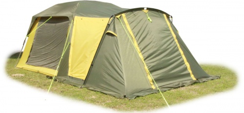 Пристройка к шатру Fortuna 300 и внутренняя палатка (хаки/желто-горчичный) фото 5