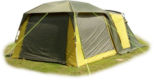 Пристройка к шатру Fortuna 300 и внутренняя палатка (хаки/желто-горчичный) фото 3