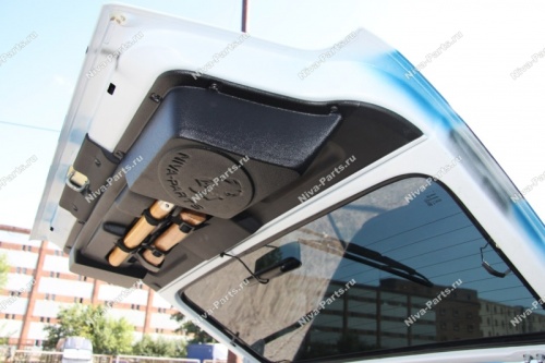 Футляр (ложемент) с топором и лопатой на дверь багажника Lada 4x4 Нива Урбан 2014+ фото 6