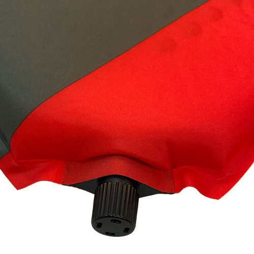 Коврик самонадувающийся BTrace Basic 4 183*51*3 8 см (Красный/Серый) фото 3