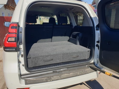 Органайзер в багажник "Комфорт" для TLC Prado 150 2018+ фото 2