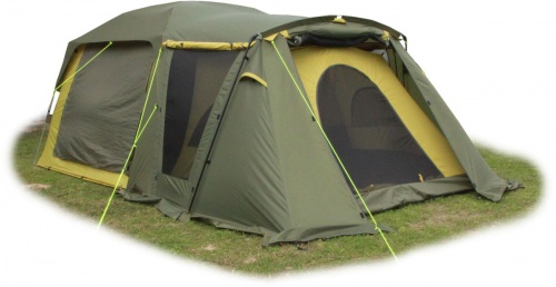 Пристройка к шатру Fortuna 300 и внутренняя палатка (хаки/желто-горчичный) фото 4