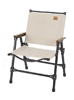 Кресло туристическое Naturehike  складное бежевое  увеличенного размера  нагрузка до 120 кг